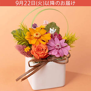 敬老の日 プリザーブドフラワー「にゃんでも話そう！」